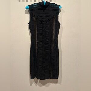 CINQ À SEPT Black Lace Mini Dress / Size 2 /